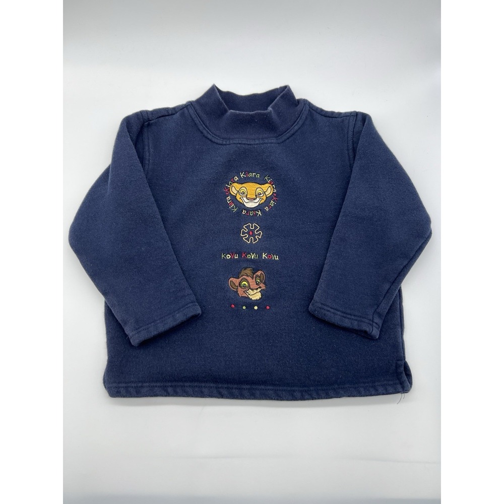 The Disney Store Lion King Crewneck - Size‎ 4/5 Kids - Vintage - Y2K - RARE!